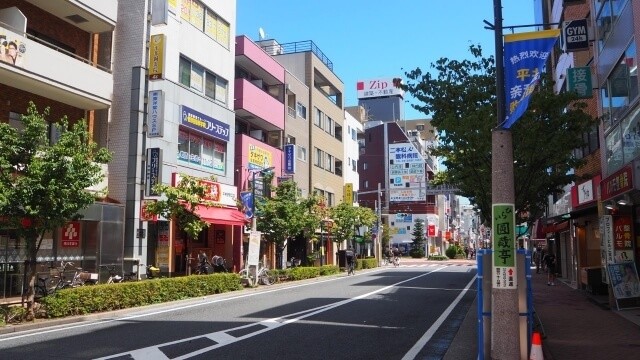 平井駅周辺の街並み